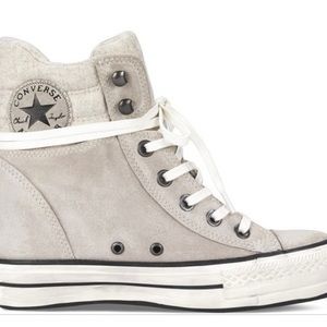 Converse high top hidden wedge sneakers